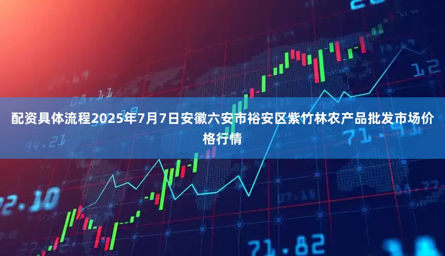 配资具体流程2025年7月7日安徽六安市裕安区紫竹林农产品批发市场价格行情