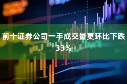 前十证券公司一手成交量更环比下跌33%